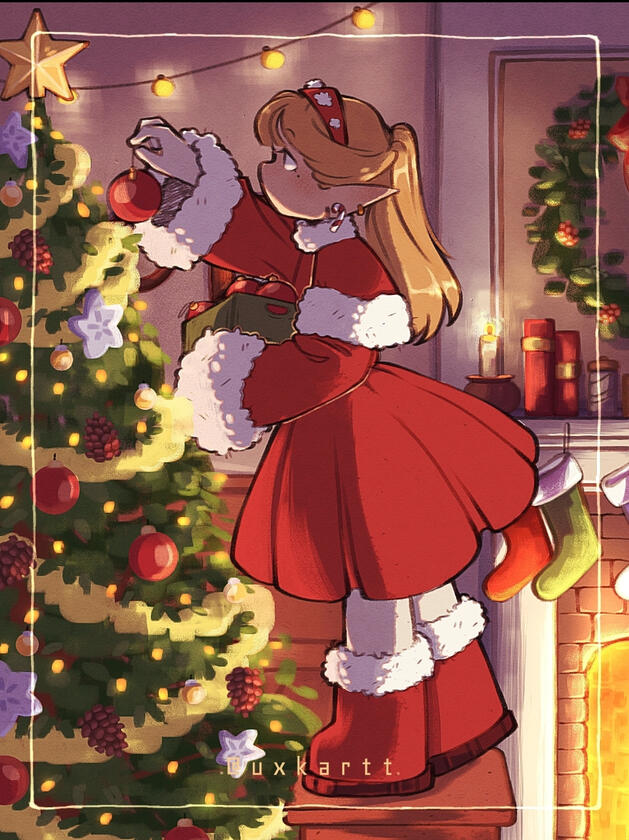 Ilustração de Natal - Draw this in your style